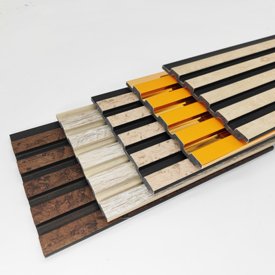 160*11mm Five Stripes Wooden Wall Interior Panel 3d Design FOAM Interior Wall Panels Moulding