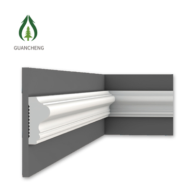 60*28mm White Baseboard Laminate Skirting Board Wall decoration Line Waterproof Plastic Cornice Wall