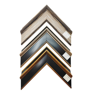 Guancheng 170 Vintage Brown Dot Decoration Wood Grain Photo Frame Polystyrene