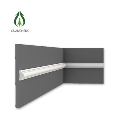 22*10mm Waterproof Easy Installation Decorative White Color Floor Accessories Baseboard Laminate Cha