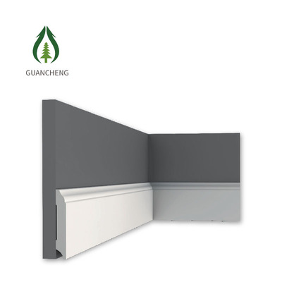家具100*15毫米PS聚氯乙烯踢脚板白色踢脚板GC1099