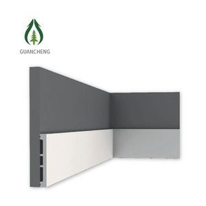 102*13毫米现代PS无毒房屋踢脚板Pvc白色塑料底座踢脚板GC1107