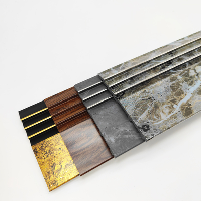 120*10mm Polystyrene Wood Slat Wall Panel Construction Materials Wpc Wall Panel Pvc Marble Sheet