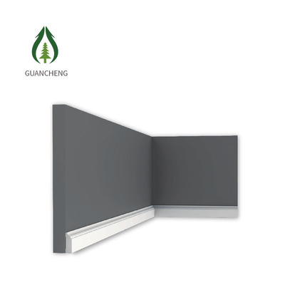 32*10mm PS Flooring Accessories Moulding Polyurethane Polished Heated Skirting Board GC1079