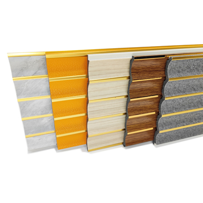 160 * 11毫米五条木墙内饰板3d设计泡沫内饰板造型