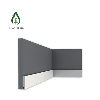 60*11mm White PS Skirting Board Ceiling Skirting Decorative Indoor Pvc Skirting Board Mould GC1084