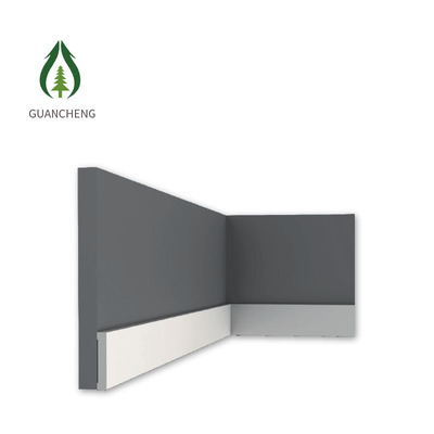 60*10mm White 3D Model Concise Ps Skirting Board Flooring Covering Ceiling Accessories