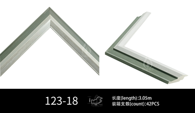 冠诚123现代立体欧式环保聚苯乙烯PS 3D木质相框造型