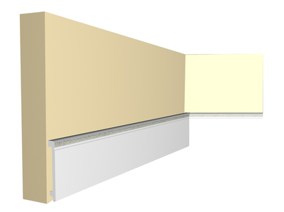 14 * 1.3厘米装饰Pvc踢脚板配件造型环保PS踢脚板JC06-140N