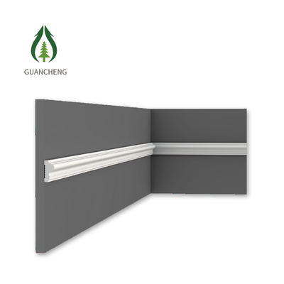 20*10mm White Color Floor Accessories Baseboard Laminate Skirting Board Wall decoration Line