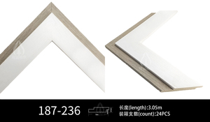 187 Modern Splicing Plane Level Wood Grain Photo Frame Polystyrene Profile Production Line