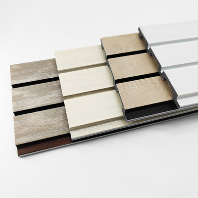 120 * 10毫米白色聚苯乙烯木纹板条墙板建筑材料房屋装饰内部