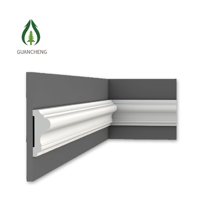60*23mm Install Waterproof Classic Embossing Wall Panel Decoration Cornice PS Chair Rail Moulding