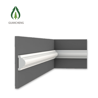 40*20mm European Style Easy Install Plastic Waterproof Wall Panel Decoration Cornice Chair Rail Moul