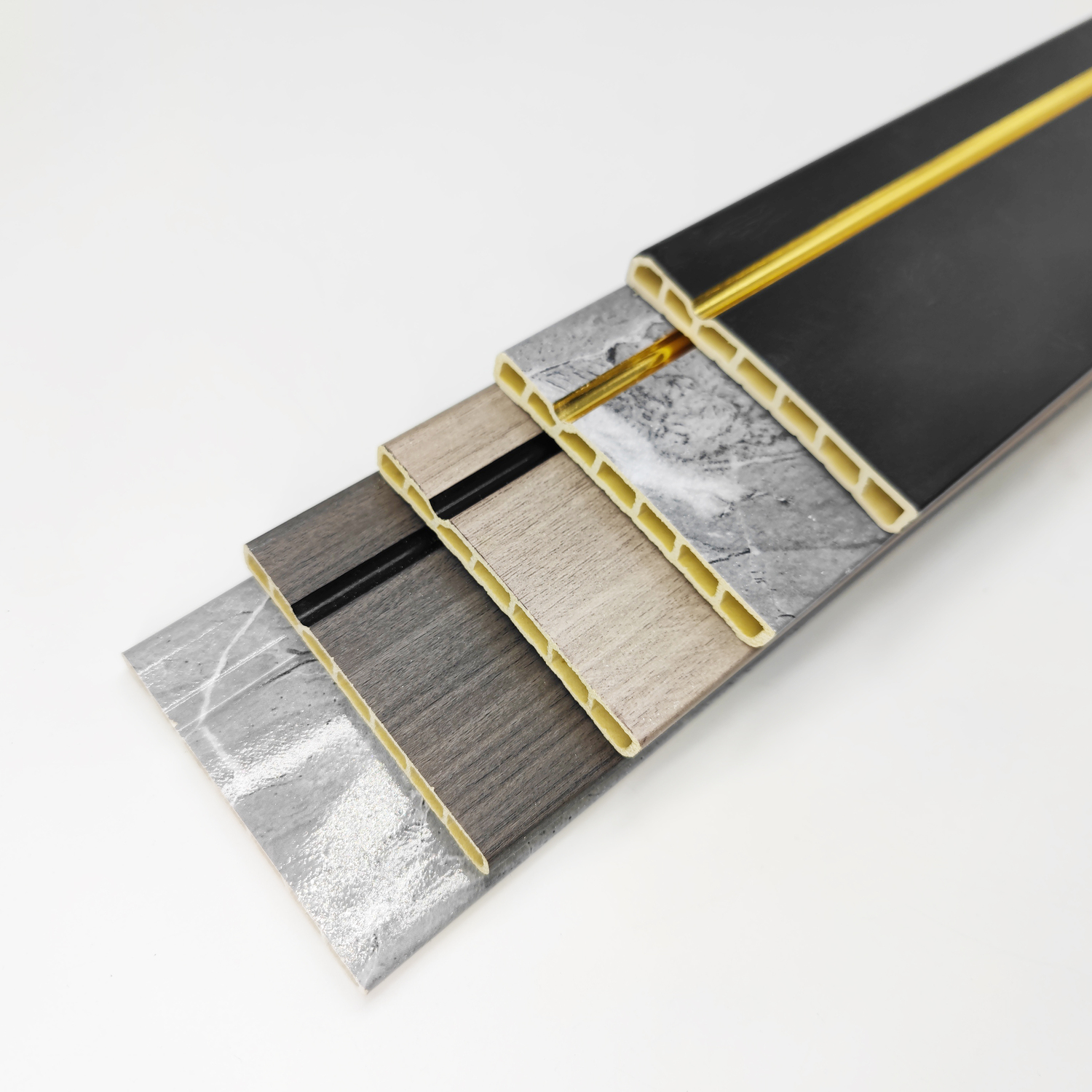 80 * 10毫米木地板配件防水花岗岩wpc地板石膏踢脚线型材 - 我的网站